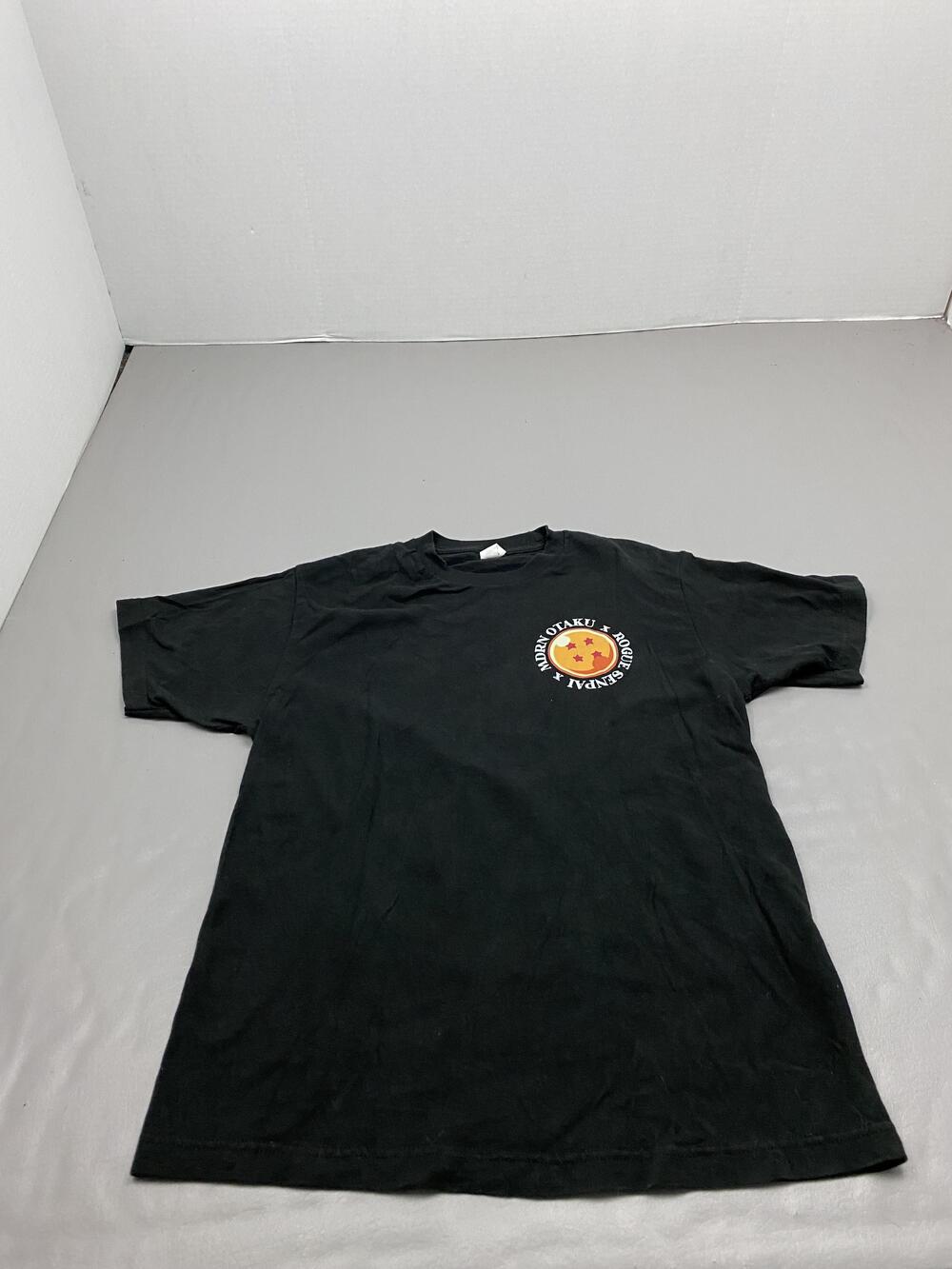 MDRN OTAKU X ROGUE SENPAI Shirt Mens M Black Bulma Dragon Ball Anime Graphic Tee